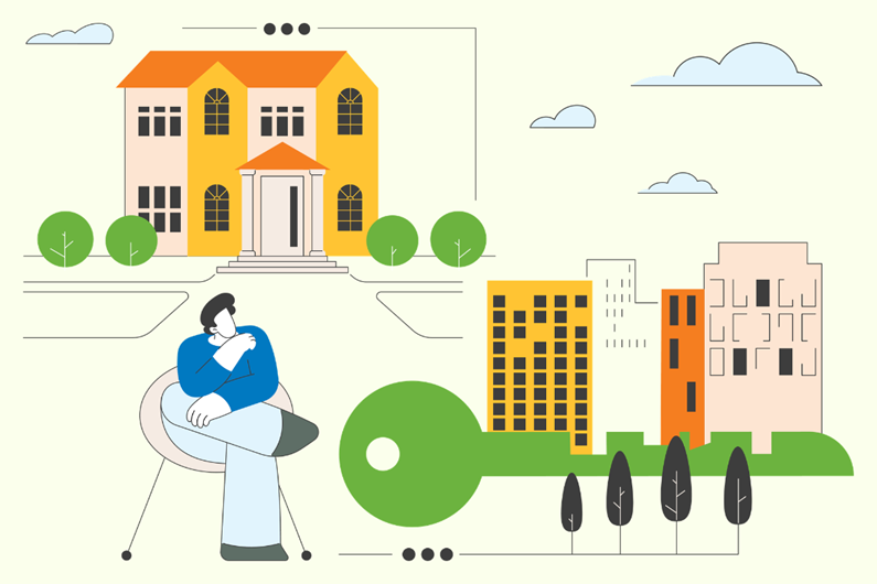 As people experience lifestyle changes, they may expand from a condo to a house, while others downsize from a detached house to a condo